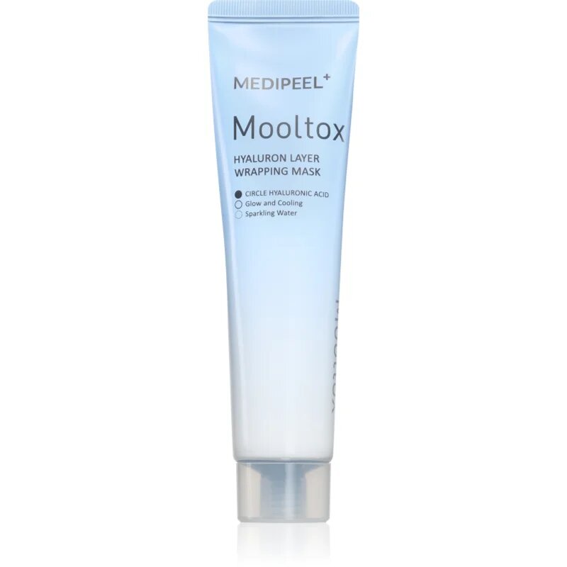 MEDIPEEL+ Mooltox Hyaluron Layer Wrapping Mask mască exfoliantă cu efect de hidratare 70 ml