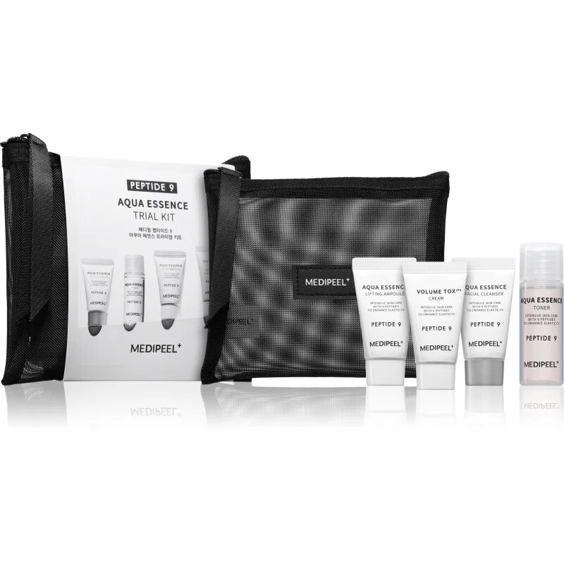 MEDIPEEL+ Peptide 9 Aqua Essence Trial Kit set cadou pentru fermitatea și lifting-ul tenului