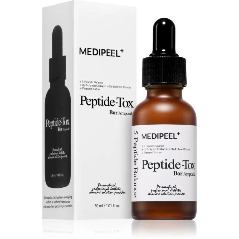 MEDIPEEL+ Peptide-Tox Bor-Ampoule ser hranitor pentru fermitatea pielii 30 ml