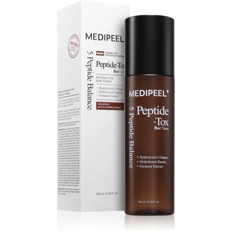 MEDIPEEL+ Peptide Tox lotiune tonica cu efect de hidratare si lifting faciale 180 ml