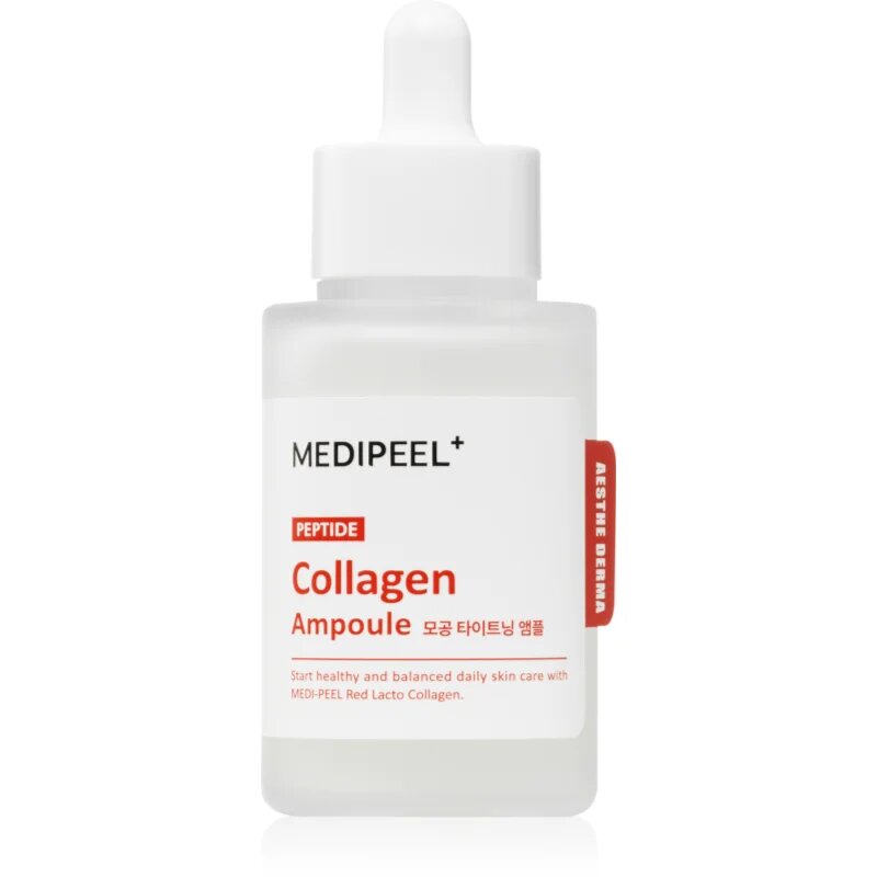 MEDIPEEL+ Red Lacto Collagen Tightening Ampoule ser hidratant pentru fermitate reface bariera protectoare a pielii 50 ml