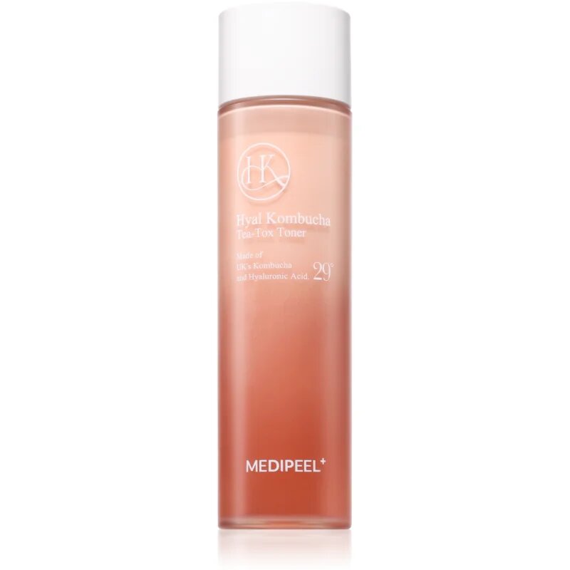 MEDIPEEL+ Toner Hyal Kombucha Tea Tox Toner tonic pentru curatare cu acid hialuronic 150 ml