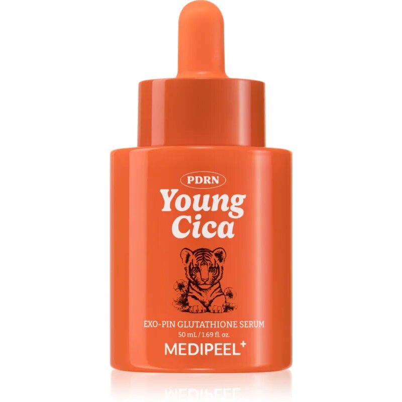 MEDIPEEL+ Young Cica PDRN Exo-Pin Glutathione Serum ser cu efect iluminator efect regenerator 50 ml