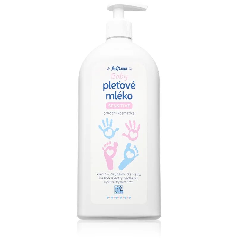 MedPharma Pleťové mléko Sensitive baby lapte de corp hidratant pentru nou-născuți și copii 500 ml