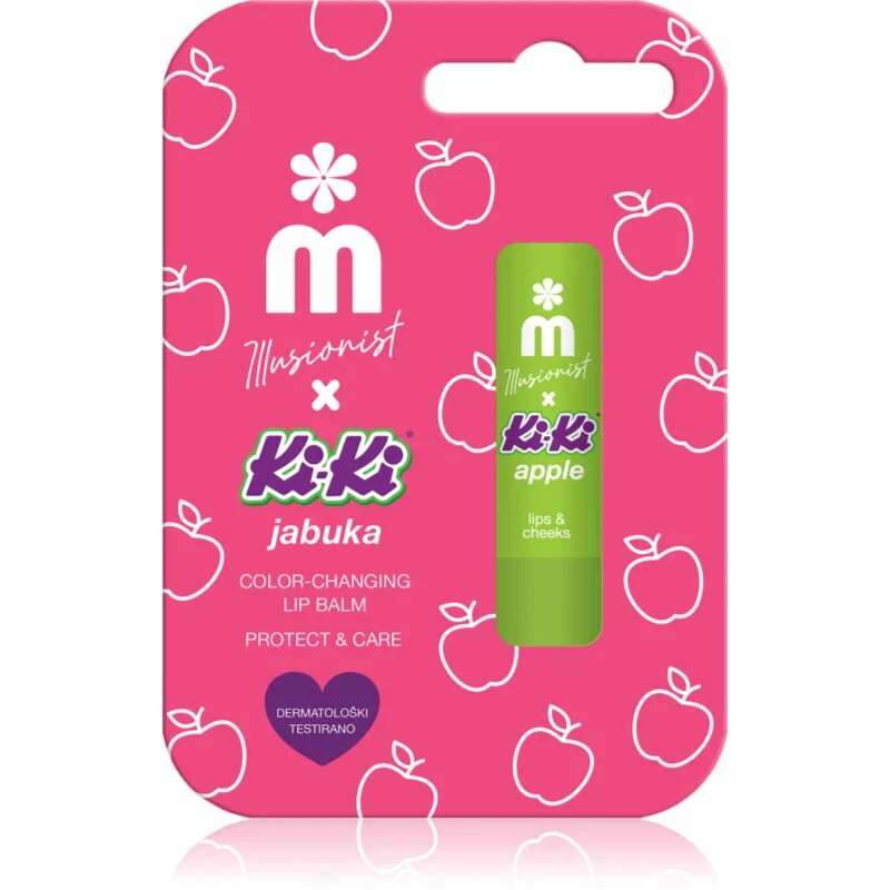 Melem KiKi Apple balsam tonic pentru buze si obraji 4.5 g