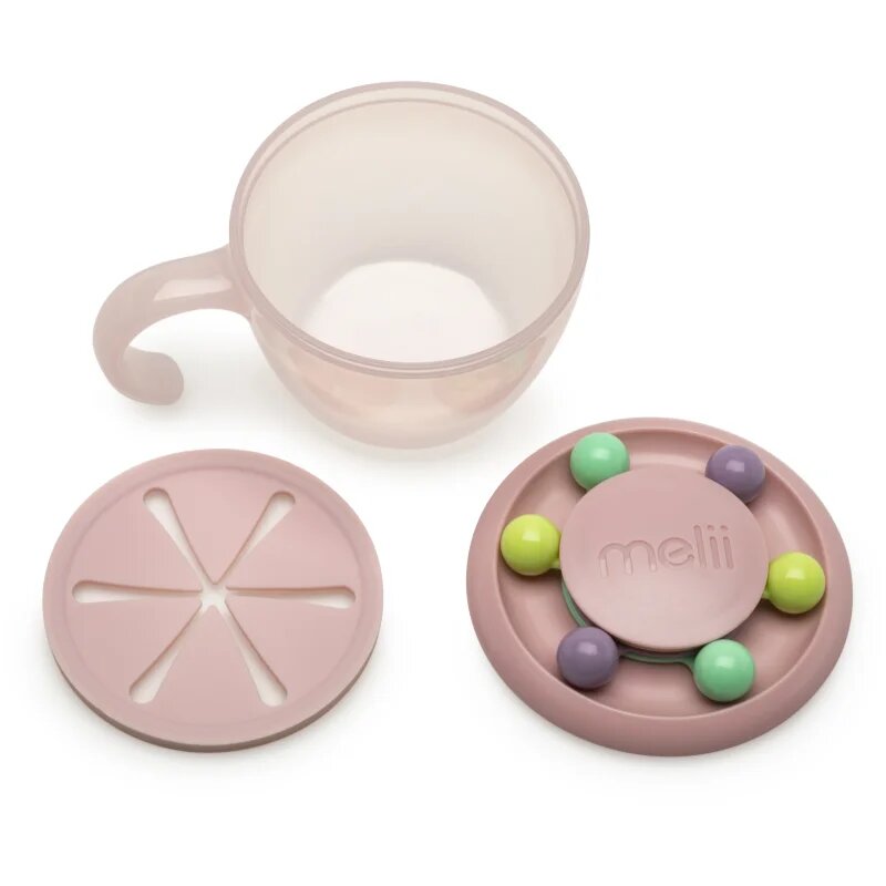 Melii Abacus Snack Container castron pentru gustare Pink 200 ml