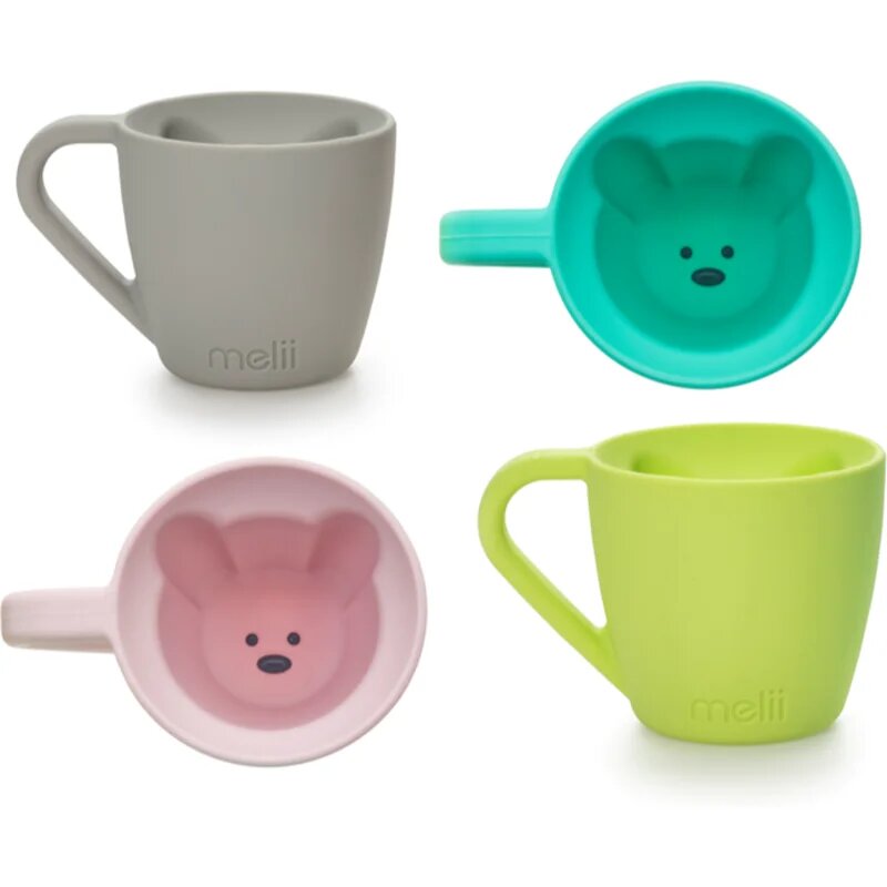 Silicone Bear Mug ceasca Pink & Purple 2x145 ml