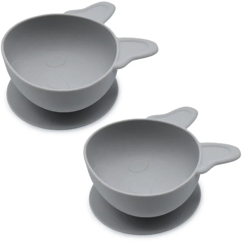 Melii Silicone Suction Bowl bol din silicon cu ventuză Bulldog 2x300 ml