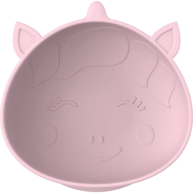Melii Silicone Suction Bowl bol din silicon cu ventuză Unicorn 2x300 ml