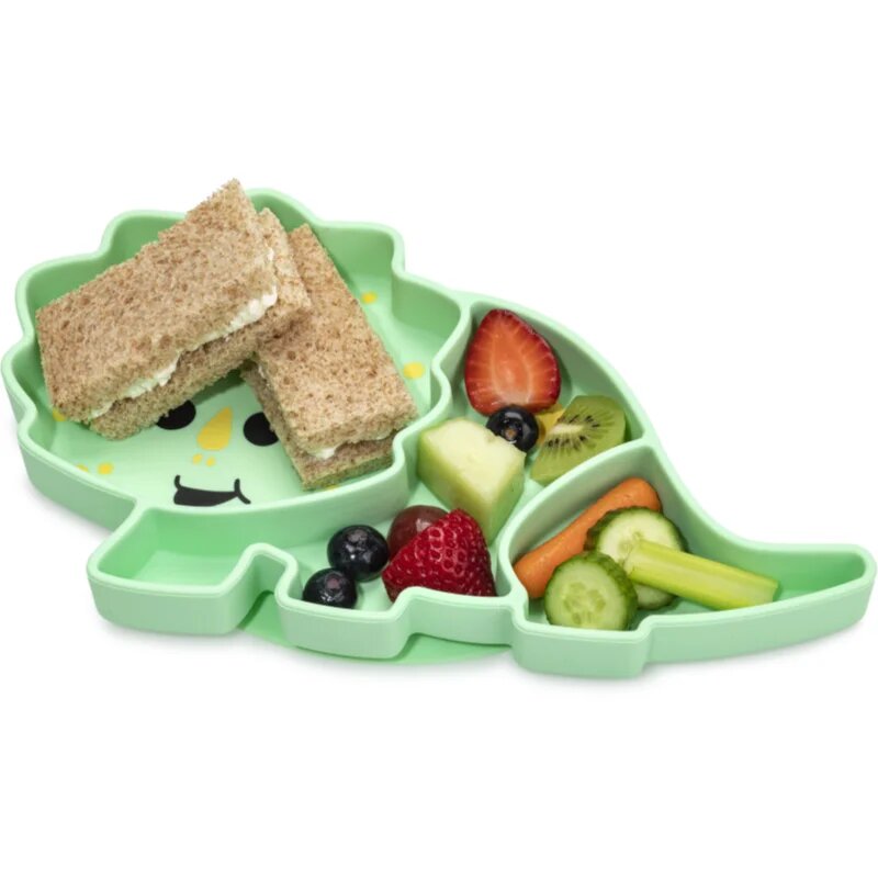 Melii Silicone Suction Plate farfurie cu ventuză Dino 1 buc