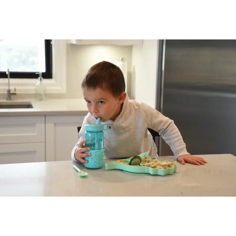 Melii Silicone Suction Plate farfurie cu ventuză Dino 1 buc