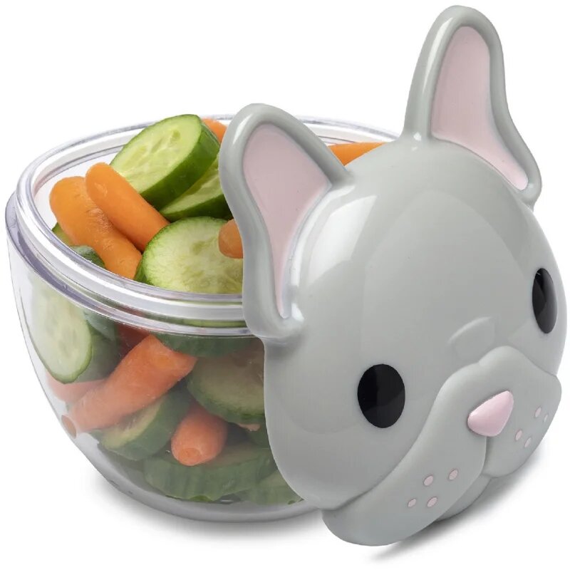 Melii Snack Container caserolă de mâncare Bulldog 232 ml