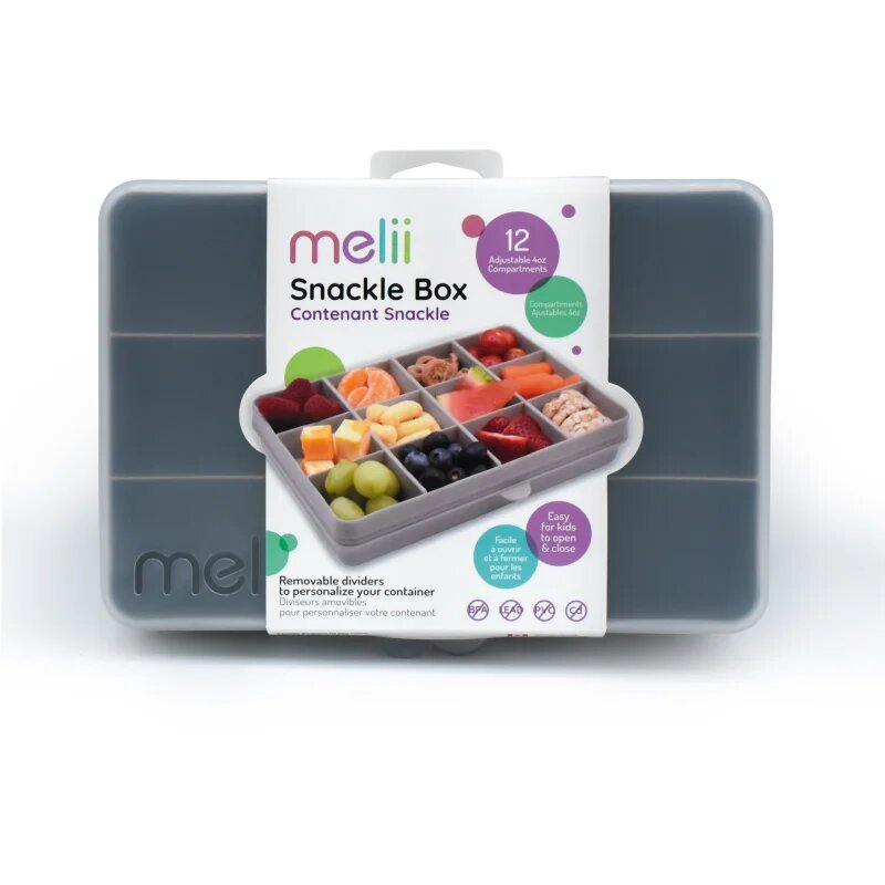 Snackle Box cutie pentru gustare Grey 1368 ml