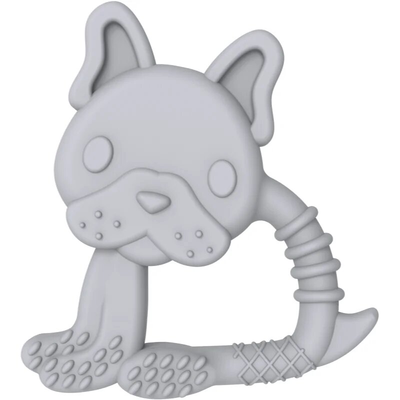 Melii Teethers jucărie pentru dentiție Bulldog & Cat 2 buc