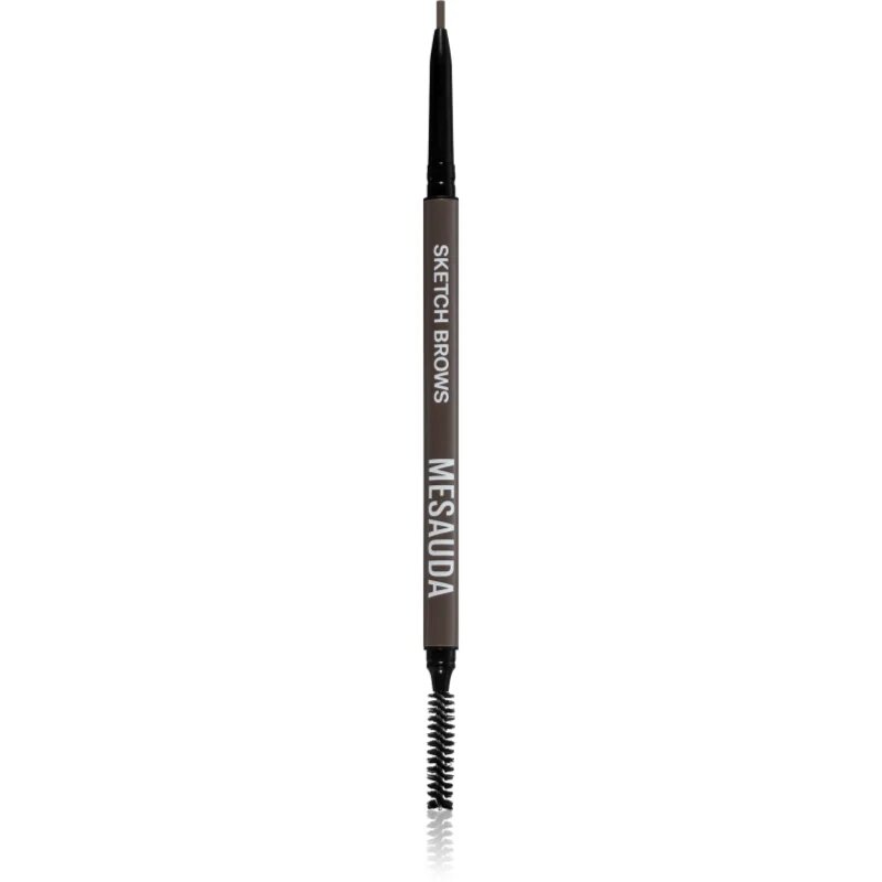 Mesauda Sketch Brows creion pentru sprancene cu pensula culoare 102 Brunette 0.09 g