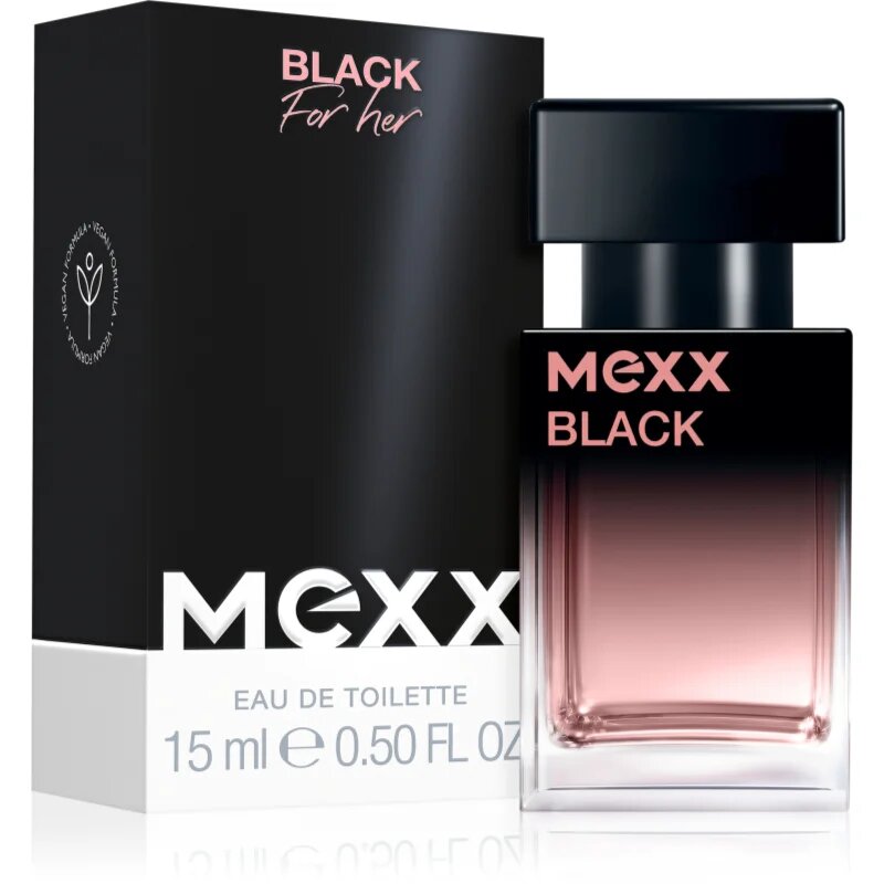 Mexx Black For Her Eau de Toilette pentru femei 15 ml