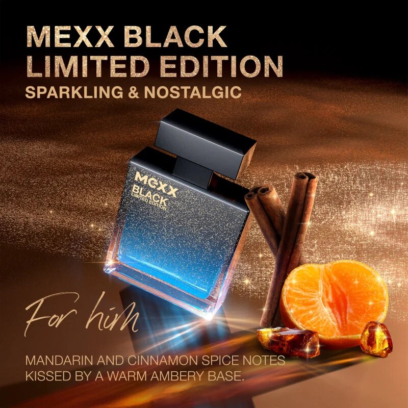 Mexx Black Man Eau de Toilette pentru bărbați 30 ml