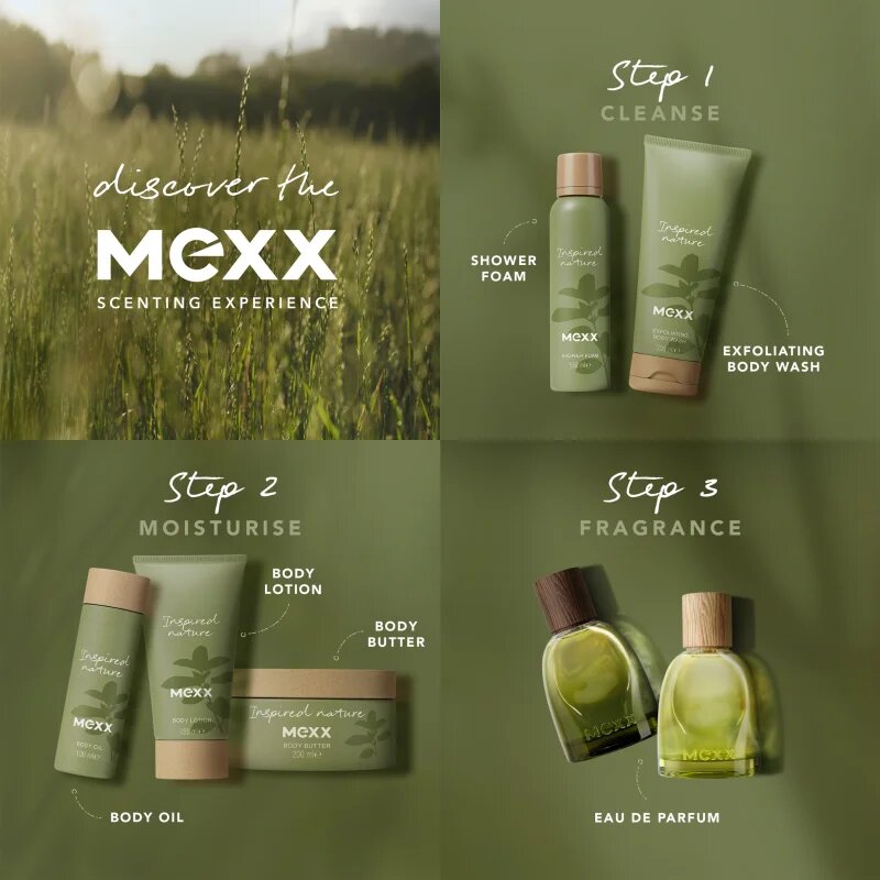 Mexx Inspired Nature ulei pentru corp produs parfumat 100 ml