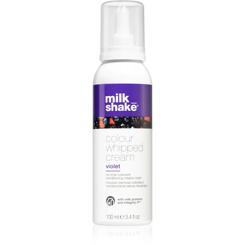 milk_shake® Colour Whipped Cream spuma tonica pentru toate tipurile de păr Violet 100 ml