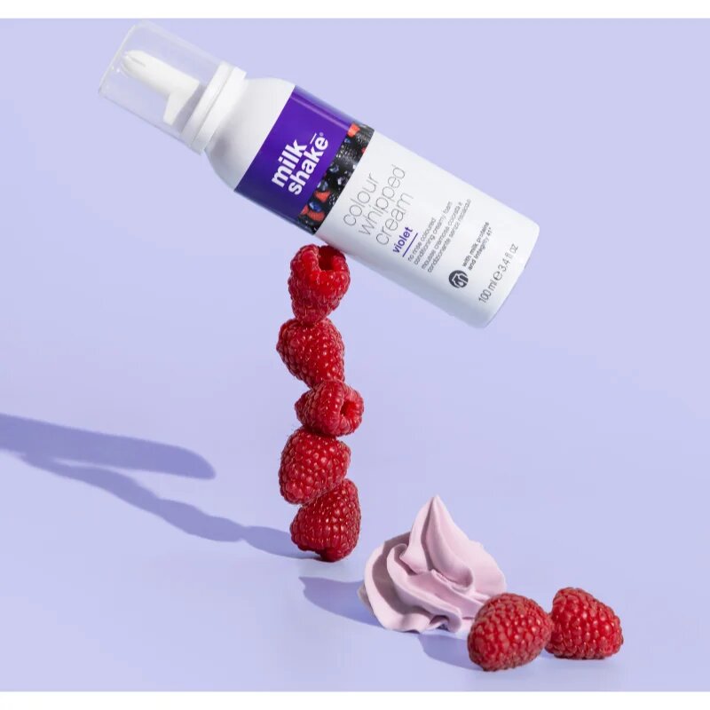 milk_shake® Colour Whipped Cream spuma tonica pentru toate tipurile de păr Violet 100 ml