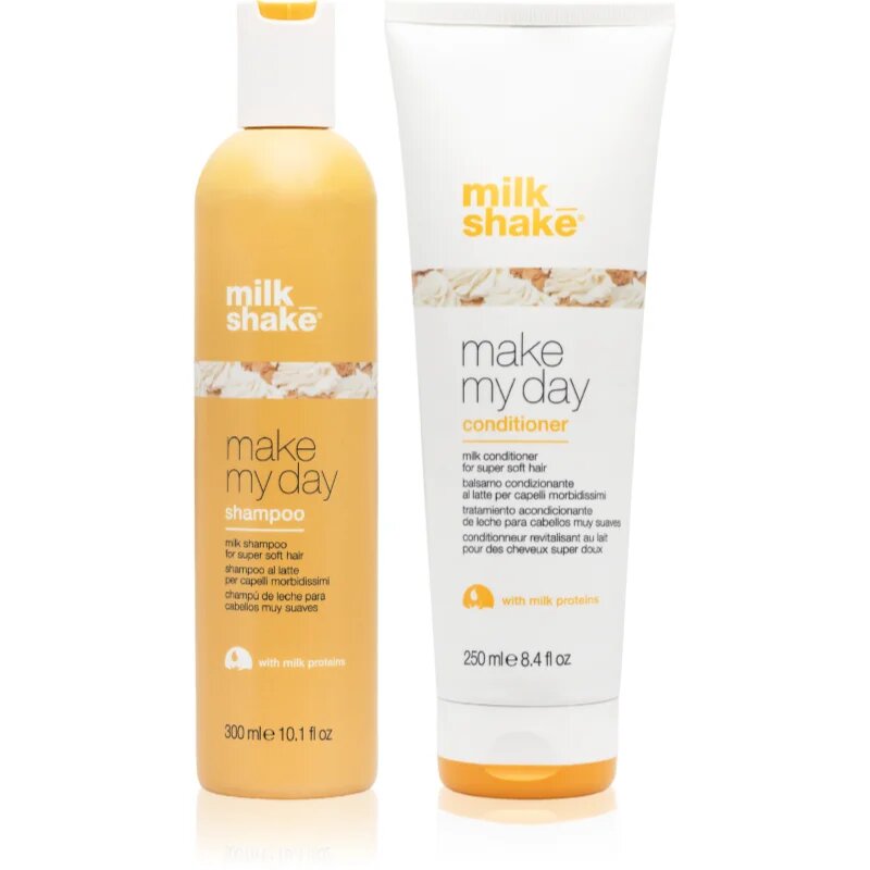 milk_shake® Duo pack Make My Day set cu proteine pentru toate tipurile de par 2 buc
