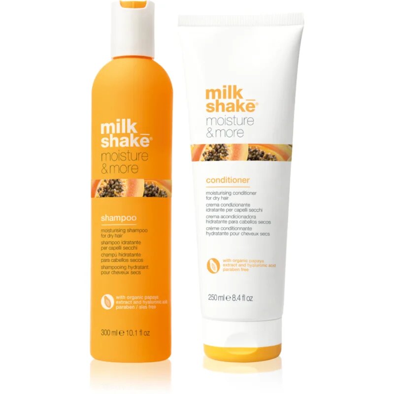milk_shake® Duo pack Moisture & More set pentru par uscat pentru femei