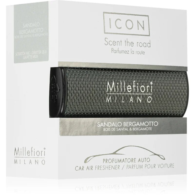Millefiori Icon Sandalo Bergamotto parfum pentru masina 1 buc