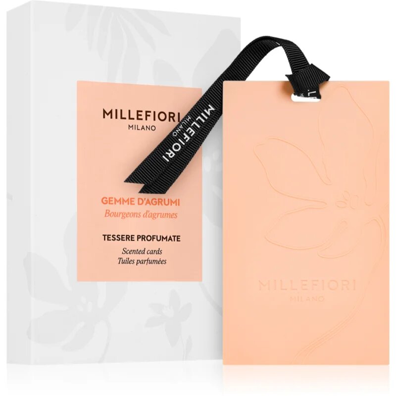 Millefiori Milano Laundry Gemme D´Agrumi card parfumat 3 buc