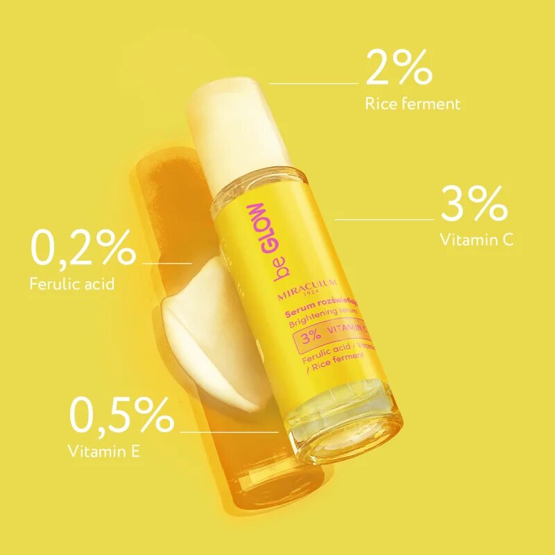 Miraculum be GLOW ser stralucire cu vitamina C 30 ml