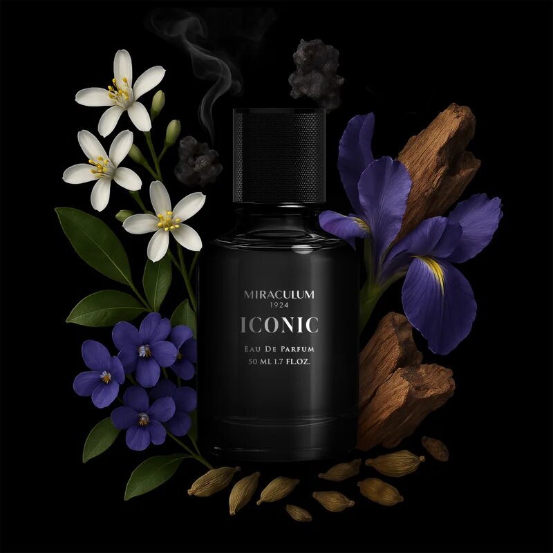 Miraculum Noir Majesty Iconic Eau de Parfum pentru bărbați 50 ml