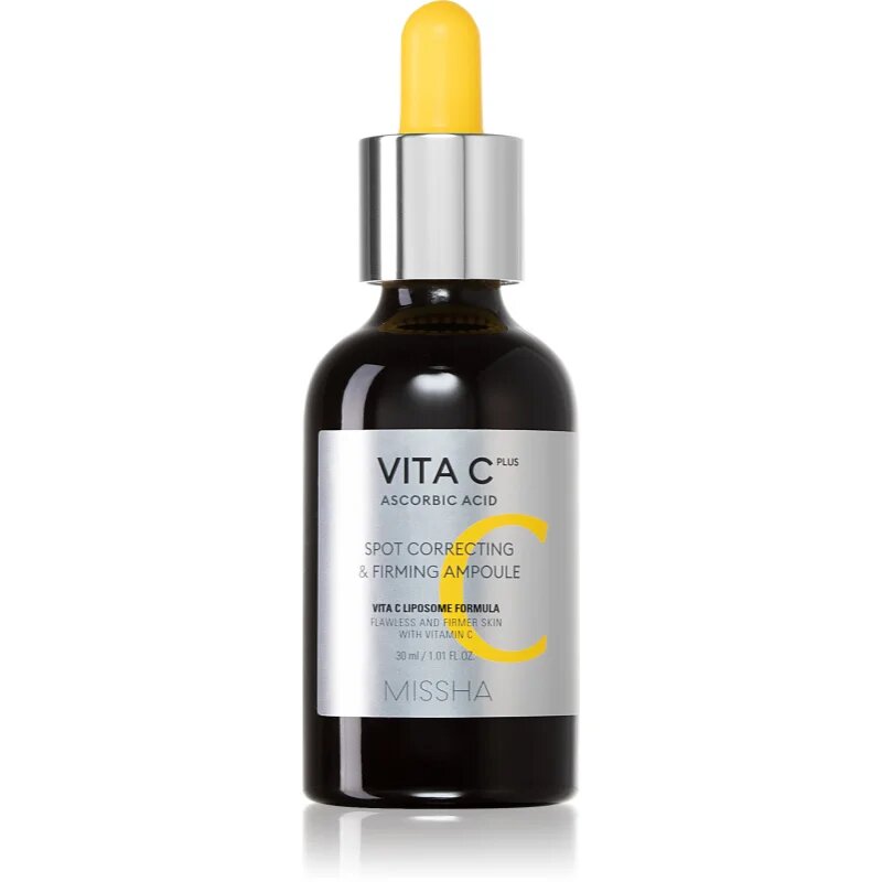 Missha Vita C Plus ser antioxidant pentru un ten mai ferm impotriva petelor 30 ml