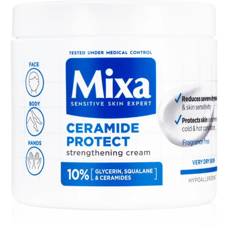 Ceramide Protect cremă de corp regeneratoare pentru piele sensibila 400 ml