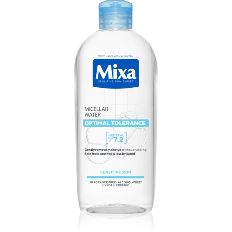 MIXA Optimal Tolerance apa cu particule micele pentru netezirea pielii 400 ml