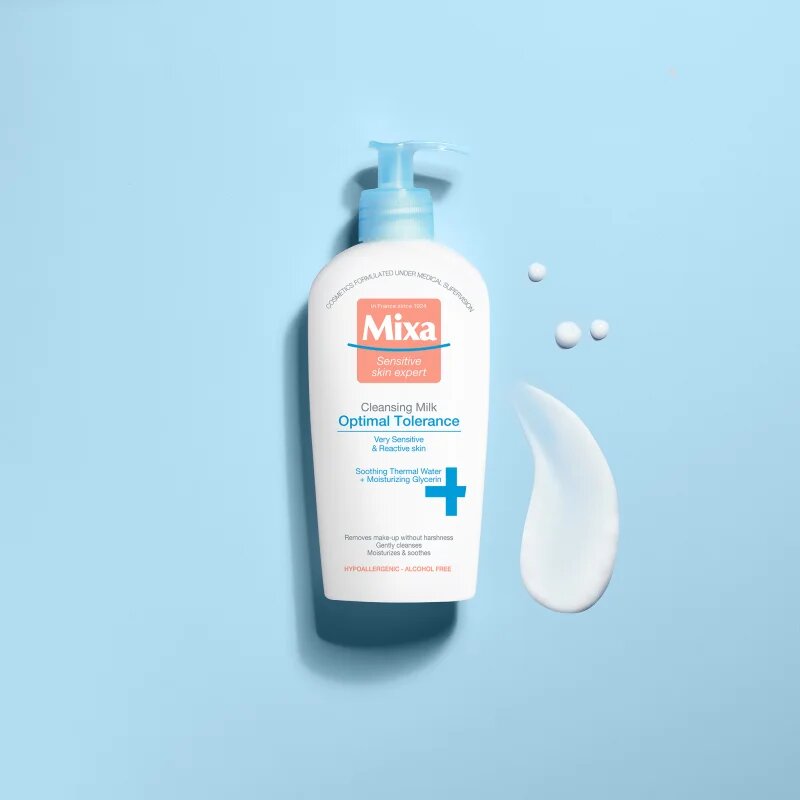 MIXA Optimal Tolerance lapte demachiant 200 ml