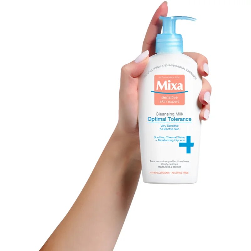 MIXA Optimal Tolerance lapte demachiant 200 ml
