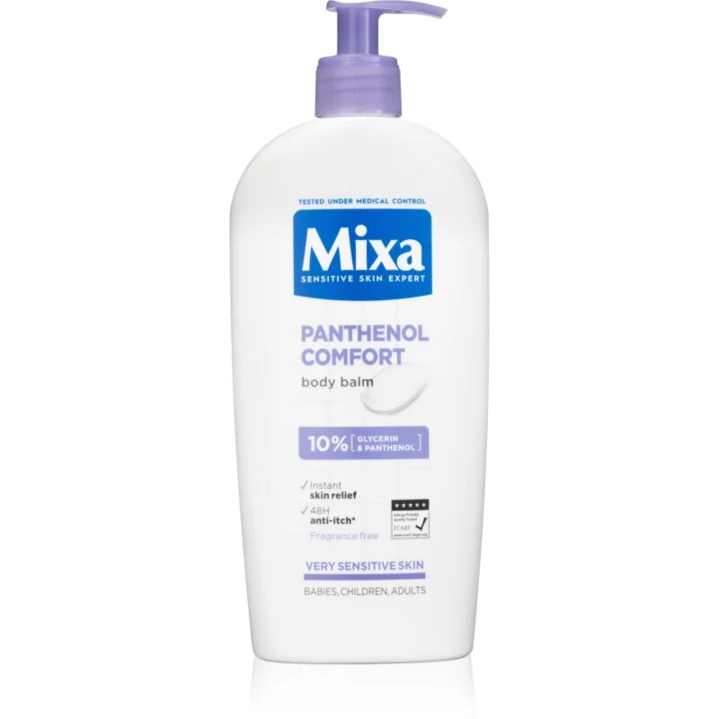 Panthenol Comfort lapte de corp calmant pentru piele foarte uscată sensibilă sau predispusă la dermatită atopică 400 ml