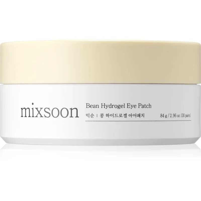 mixsoon Bean Hydrogel Eye Patch masca hidrogel pentru ochi pentru strălucirea și netezirea pielii 60 buc