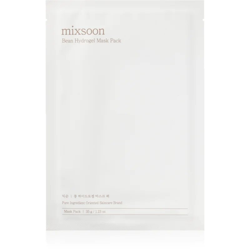 mixsoon Bean Hydrogel Mask Pack mască intensă cu hidrogel pentru luminozitate si hidratare 35 g