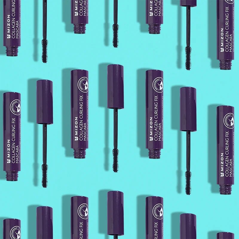 Mizon Collagen Curling Fix mascara rezistent la apă pentru alungirea genelor cu colagen culoare Black 6 ml