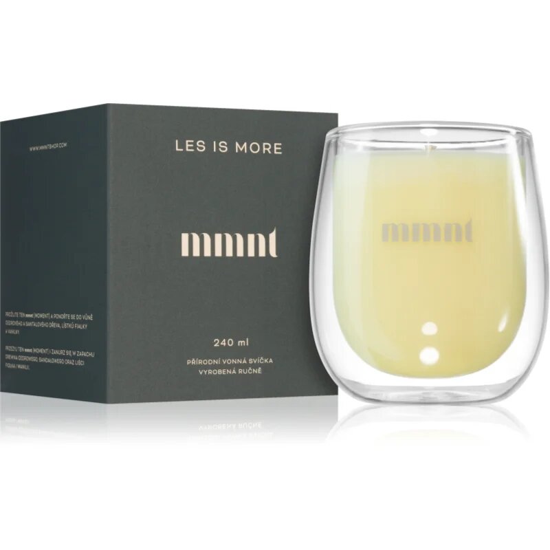 mmnt Les Is more lumânare parfumată 240 ml