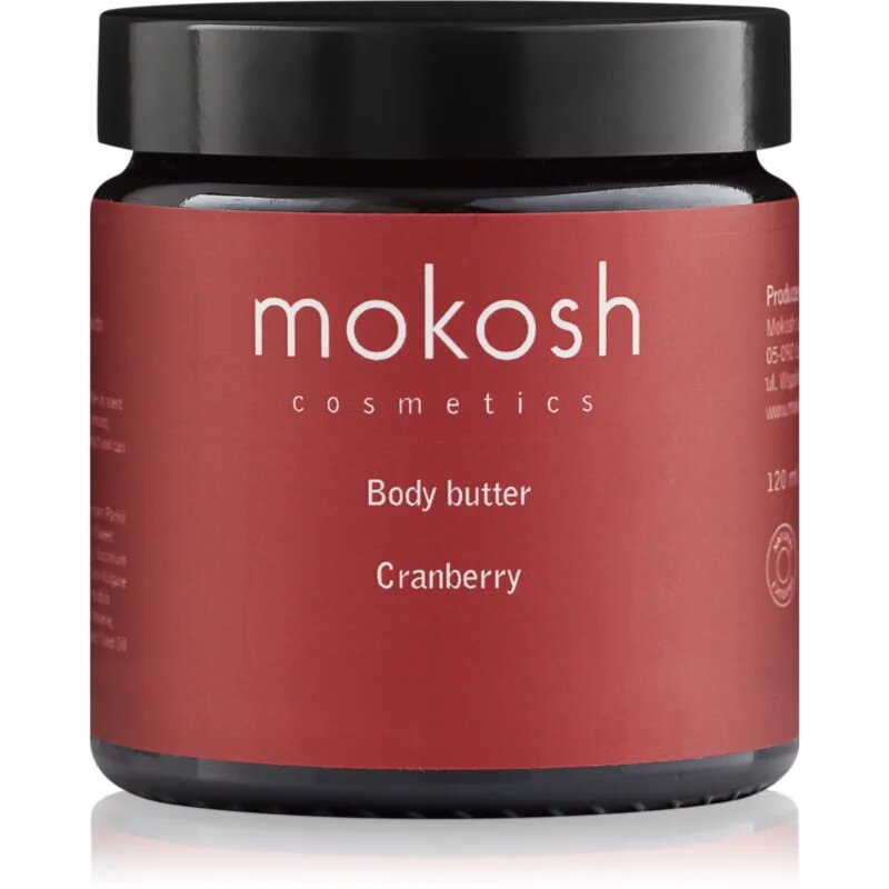 Mokosh Cranberry unt pentru corp hranitor 120 ml
