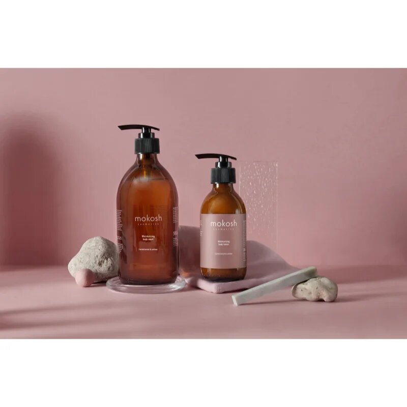 Mokosh Sandalwood & Amber gel de dus hidratant 500 ml