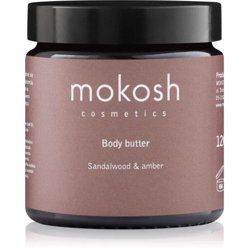 Mokosh Sandalwood & Amber unt pentru corp hranitor 120 ml