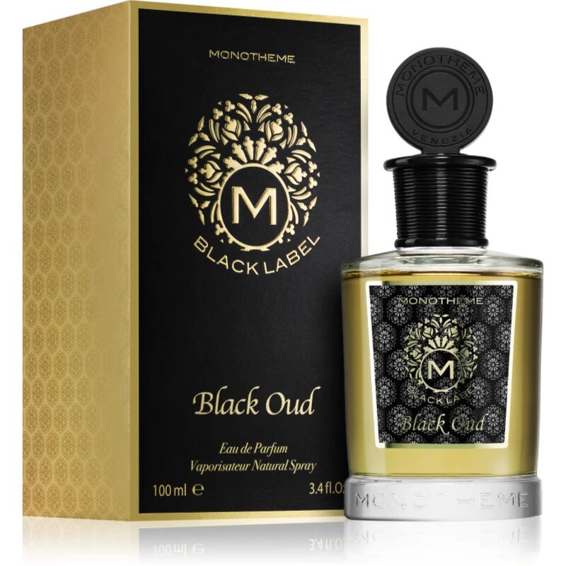 Monotheme Black Label Black Oud Eau de Parfum pentru bărbați 100 ml