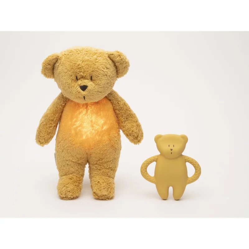 Moonie Natural Teether Honey jucărie pentru dentiție 1 buc