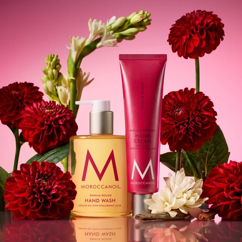 Moroccanoil Body Dahlia Rouge set cadou de maini