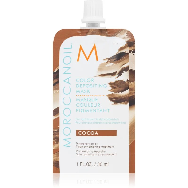 Moroccanoil Color Depositing mască fină de hrănire fără pigmenți permanenți de culoare Cocoa 30 ml