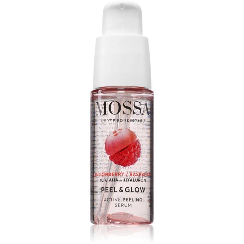 Mossa Peel & Glow crema delicata pentru exfoliere 30 ml