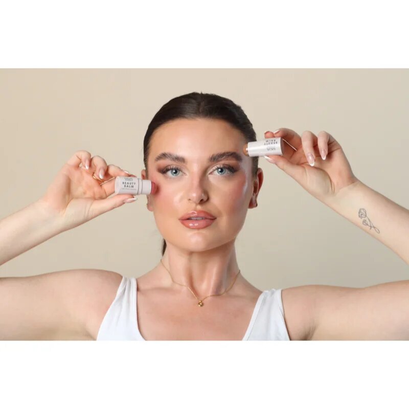 MUA Makeup Academy Beauty Balm blush cremos stick culoare Hollywood Rose 4 g