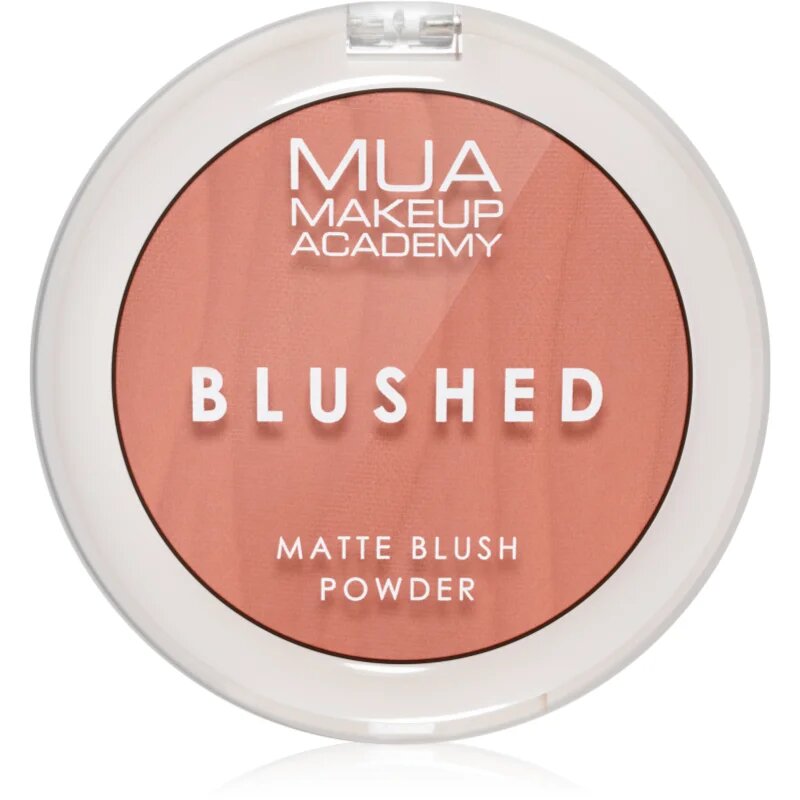 MUA Makeup Academy Blushed Powder Blusher fard de obraz sub forma de pudra culoare Rose Tea 5 g